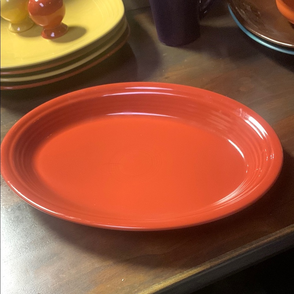 Fiestaware Retired Persimmon 13.5”x9.5” Serving Dish